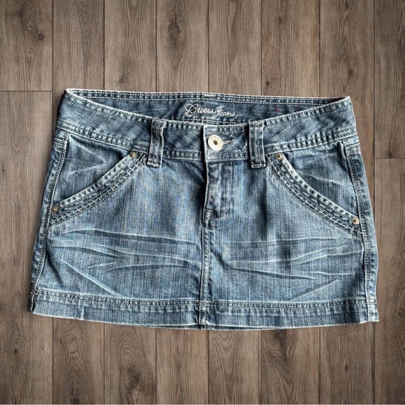 Guess Dresses & Skirts - Guess Blue Denim Mini Skirt
